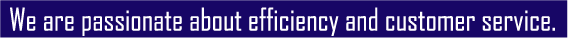 At Quik!, We Are Passionate About Efficiency