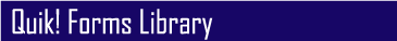 Quik! Forms Library Software